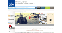 Desktop Screenshot of librairie-ledivan.com