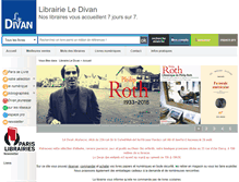 Tablet Screenshot of librairie-ledivan.com